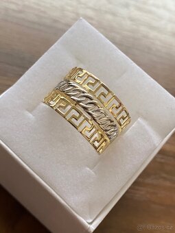 Zlatý dámský prsten - 2