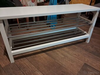 Ikea lavice s botníkem Tjusig - 2