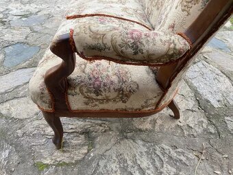 Starozitne zamecke sofa, gauc - 2