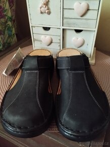 nové kožené zdravotní pantofle - 2
