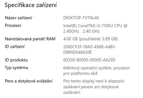 ▼Lenovo ThinkPad 13 Gen 2 - 13,3" / i3-7100U / 4GB / SSD / Z - 2