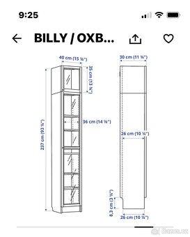 Billy knihovna bílá, mozno 2ks Ikea - 2