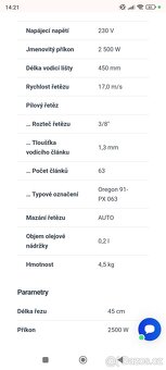 NAREX elektrická pila - 2