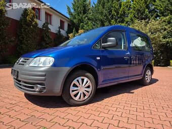 Caddy 1.9TDI 77kW,bez DPF a koroze,tažné,klima - 2