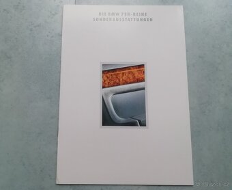 BMW E32 - katalog příplatkové výbavy 1/92 - doprava v ceně - 2