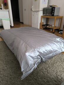 Sedací vak BELIANI stříbrná, 230 x 180 cm - 2
