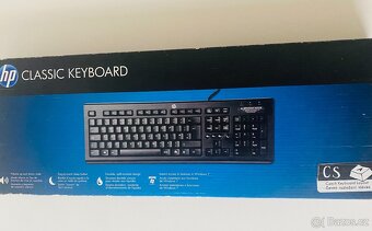 Nová HP Classic Keyboard USB CZ – drátová, plná velikost - 2