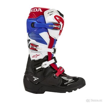 ALPINESTARSTECH 7 ENDURO DRYSTAR HONDA kolekce, (černá/bílá - 2