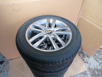 VW Touran II 5T Nová orig.sada alu kol 6,5x17 ET52 - 2