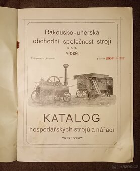 1911 - KATALOG HOSPODÁŘSKÝCH STROJŮ A NÁŘADÍ - 2