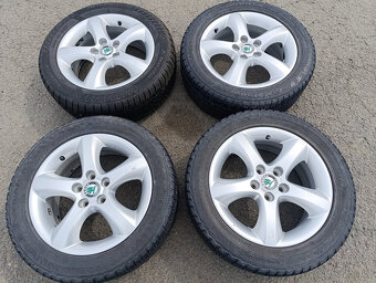 5x100 Škoda Fabia 6Jx15 ET43 č.5J0601025A alu disky - 2