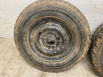 2x PLECHOVÝ DISK 4x130 S PNEU 6,40-15C 94/93L 4mm - 2