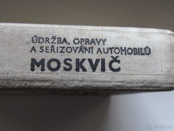Moskvič údržba kniha - 2