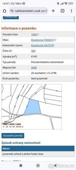 Prodám lesní pozemky - 2