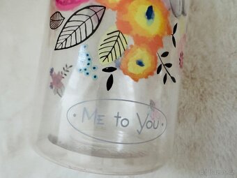 🐻 Me To You láhev na pití – akvarel, BPA free - 2
