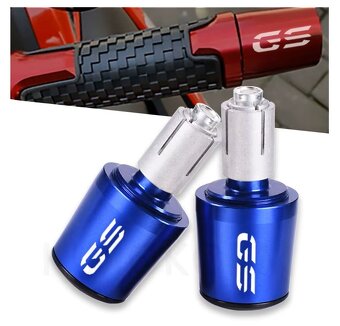 Koncovky řídítek BMW Crashe, černé s nápisem GS - 2