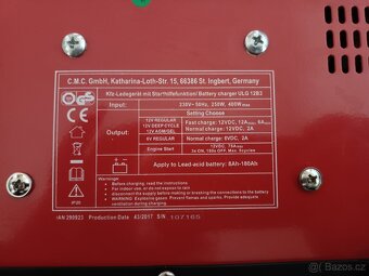 Nabíječka akumulátorů Ultimate Speed ULG 12B3 až 12A - 2