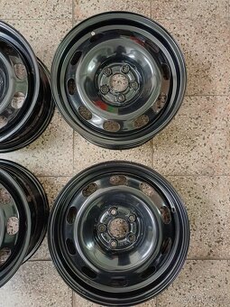 Plechové disky 5x100, ET38, R15 Škoda, Audi, VW, Seat - 2