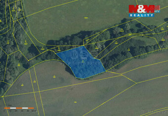Prodej pole, 1280 m², Doubravy - 2