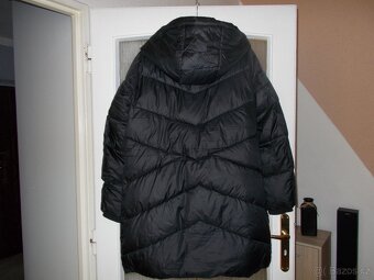zimní černá bunda,kabát - 2