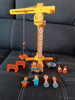 dřevěný jeřáb Small Foot - 2