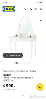 Toaletní stolek IKEA - 2