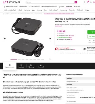 I-tec dock stanice, PD 100 W - 2