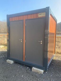 Obytný kontejner o rozměru 2,4 x 2,4 m včetně WC - 2