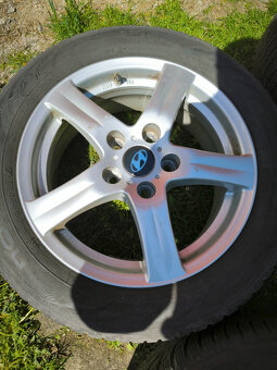4x alu (5x114,3) zimní pneu 205/55 r16 (5,5-6 mm) - 2