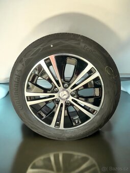 Originální alu kola Mercedes 5x112 + Letní 225/55r17 - 2