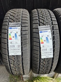 Sada zimních pneu 2+2 215/70/16 100T Dunlop +Semperit - 2
