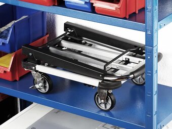 Transportní vozík, hliník, skládací, max. nosnost 150 kg - 2