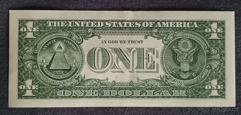 USA - 1 Dolar bankovka, 2021, UNC - 2