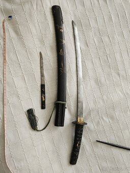 JAPONSKY STARÝ ORIGINÁL MEČ KATANA/ WAKIZASHI - 2