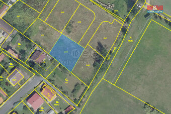 Prodej pozemku k bydlení, 725 m2, ve Vrbové Lhotě - 2