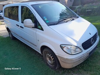 Mercedes Benz Vito W639 - kompletní předek bílá a červená - 2