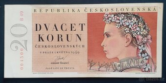 20 korun 1949 - 2
