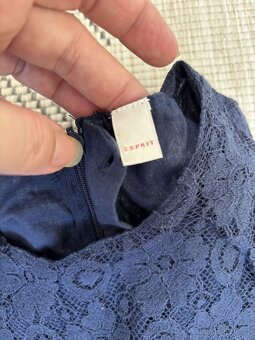 Modré šaty esprit 128/134 - 2