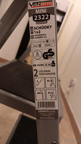 Schůdky VENBOS Schůdky ocelové mini 1x2 - 2