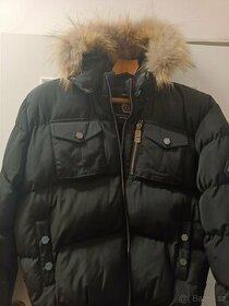 Phillip Plein bunda s kapucí pánská černá - 2