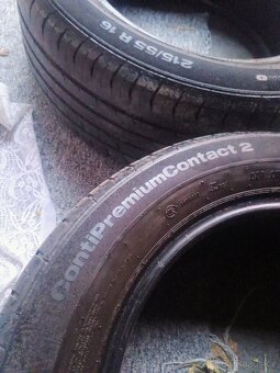 215/55/16 letní pneu Continental - 2