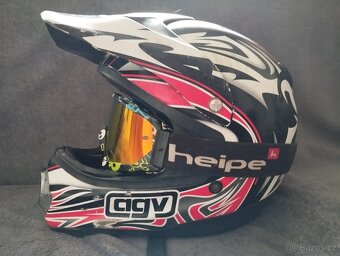 Helma AGV + brýle - 2