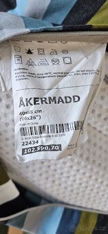 2x polštář 40×65 + 2x povlak na polštáře IKEA - 2