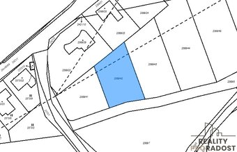 Prodej pozemku v Lipencích na Praze 5 o výměře 1278 m2 - 2
