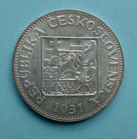 Mince 10 Kč 1931 nádherná patina super stav - 2