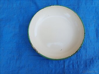 Smaltovaná žlutá mísa, průměr 20 cm - 2