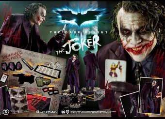 Temného rytíře 1/3 socha Joker - bonusová verze, Hot toys , - 2