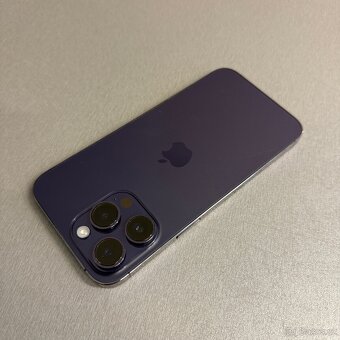 iPhone 14 Pro Max 128GB deep purple, pěkný stav, rok záruka - 2