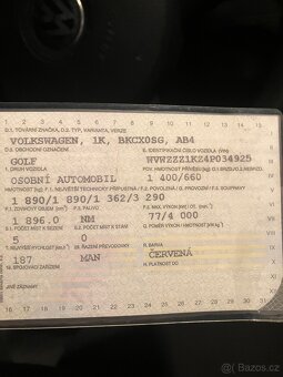 VW Golf 5 1.9TDI 77kw 250tkm - 2