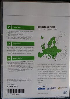 Navigace - Mapy Škoda SuperB, Octávia, Rapid, Kodiaq .. - 2
